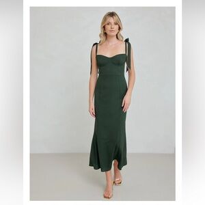 Park and Fifth Marlowe olive green dress size S